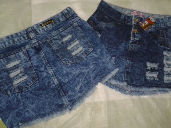 Lançamento Saia Jeans
